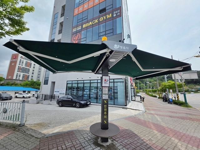 정읍시, 13곳에 '스마트 그늘막' 설치
