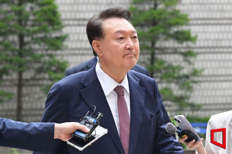 9일 서울 서초구 서울중앙지방법원에서 윤석열 전 대통령의 영장실질심사가 열린다. 사진공동취재단