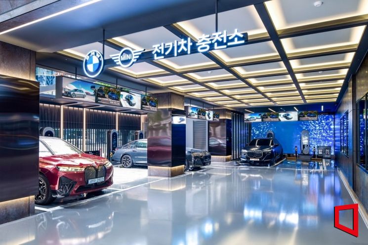 BMW 차징 허브 라운지. BMW그룹코리아