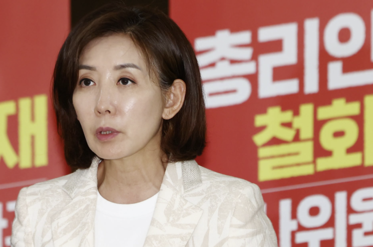 나경원 국민의힘 의원. 나 의원 페이스북