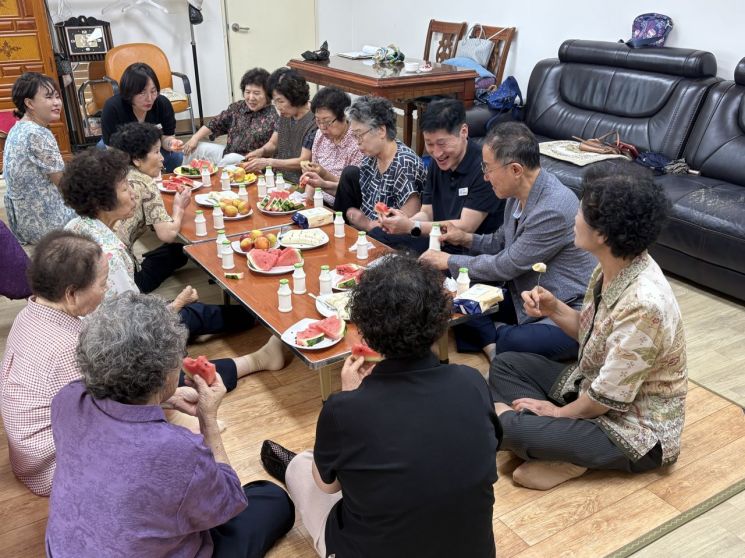무더위쉼터 경로당 방문.