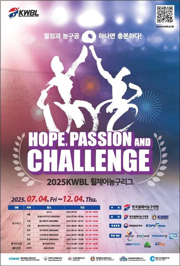 KWBL 휠체어농구리그 개막 '6개월 대장정'