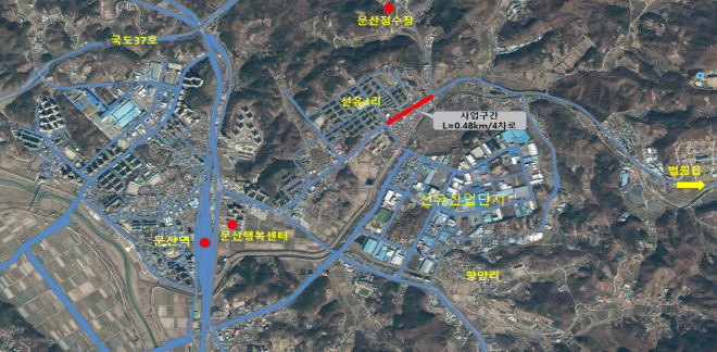 국지도 78호선 파주시 선유 구간 위치도. 경기도 제공