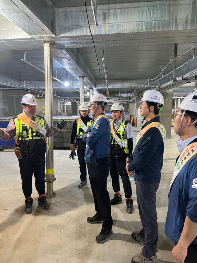 안전보건공단 부산광역본부, 건설현장 온열질환 예방 집중 현장점검 실시