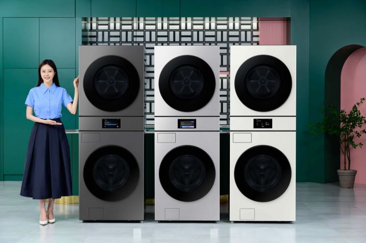 "빅스비, 세탁해줘"…삼성전자, '비스포크 AI 원바디' 세탁기·건조기 출시