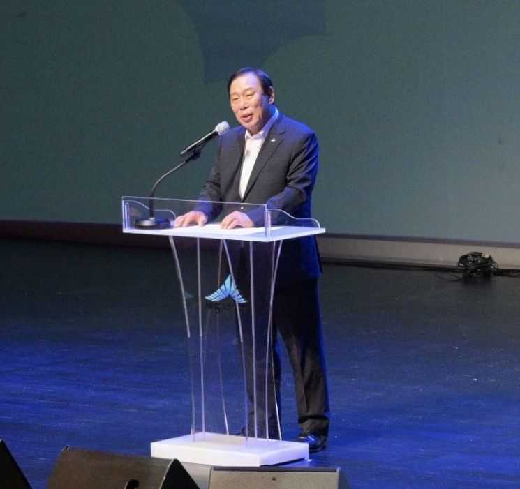4일 진행된 청렴라이브에서 최민호 세종시장이 발언하고있다. /사진= 감사위원회 제공