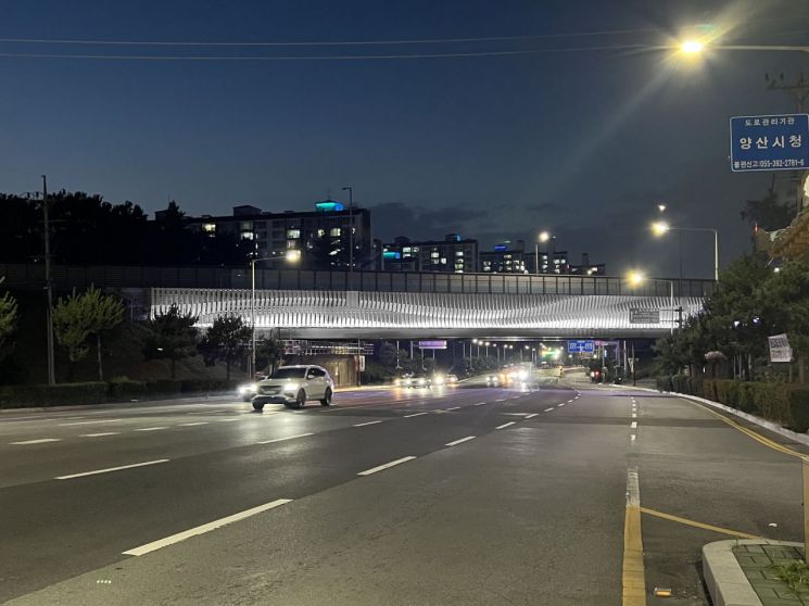 양산시, 도시경관 개선사업 마무리