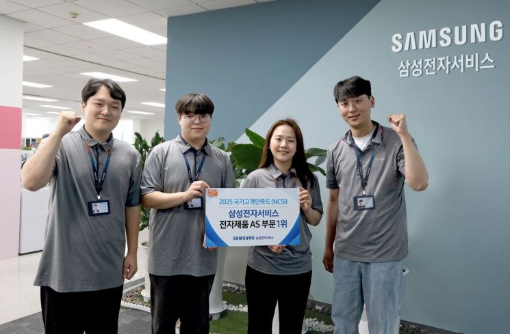 삼성전자서비스, 국가고객만족도 전자제품 AS 부문 2년 연속 1위