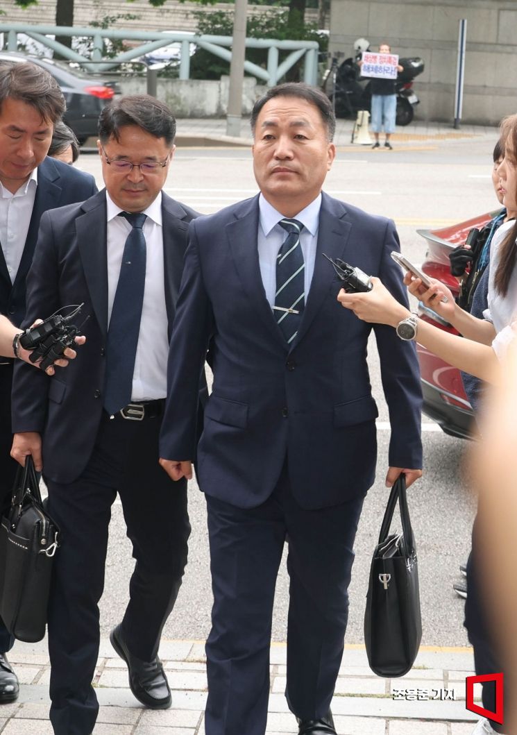 [포토] 김계환 전해병대 사령관 특검 출석