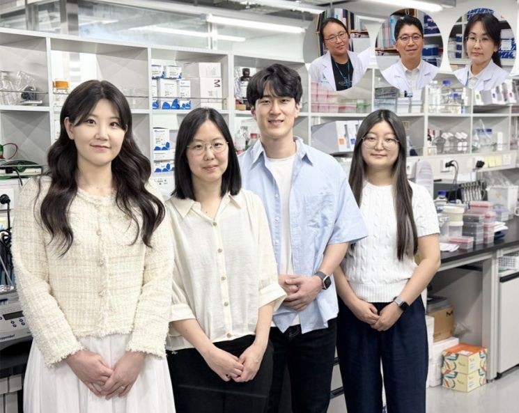 (왼쪽부터)KAIST 정주연 석박사통합과정, 정현정 교수, 양승주 석박사통합과정, 박아영 석박사통합과정 등 공동연구팀 구성원. KAIST 제공
