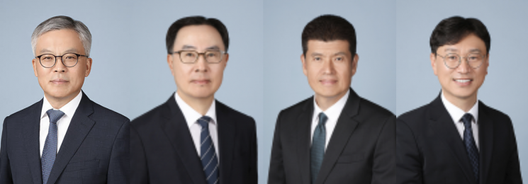 조남관 변호사, 문승욱 고문, 최성호 고문, 최용선 수석전문위원. 율촌 제공