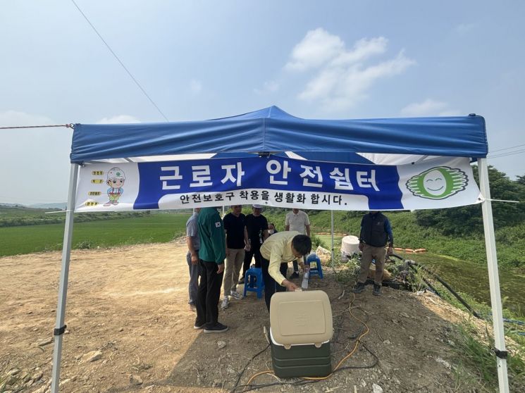 전남도가 지역 건설현장들을 대상으로 폭염 대비 안전관리 실태 점검에 나선다. 전남도 제공