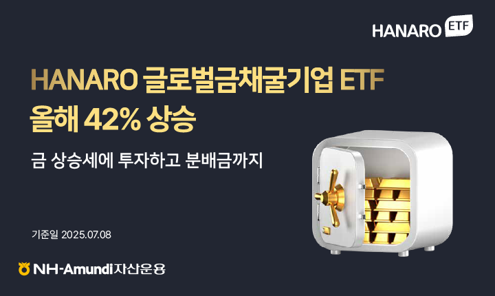 HANARO 금채굴기업, 올해 42% 상승