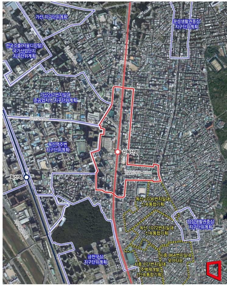 개통 앞둔 신독산역 일대 직주근접 생활중심지로 키운다