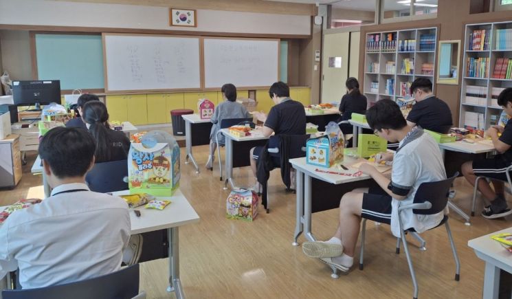 영천 영안중학교 교실