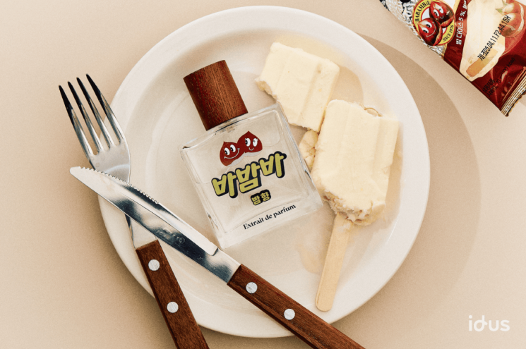 아이디어스, 해태아이스 IP 활용 '바밤바 향수' 출시