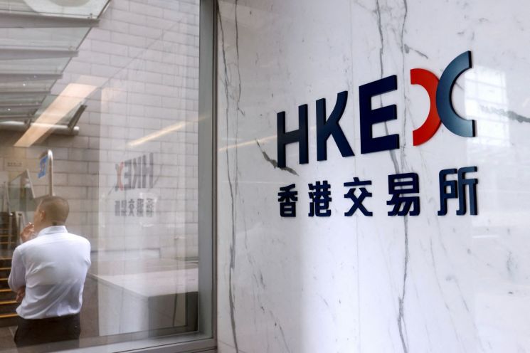 홍콩증권거래소(HKEX) 전경 모습. 로이터연합뉴스