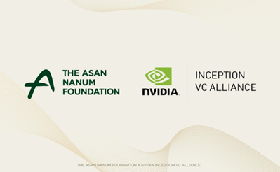 아산나눔재단은 국내 공익재단 최초로 엔비디아(NVIDIA) 주관 '엔비디아 인셉션 VC 얼라이언스'에 회원사로 선정됐다. 아산나눔재단