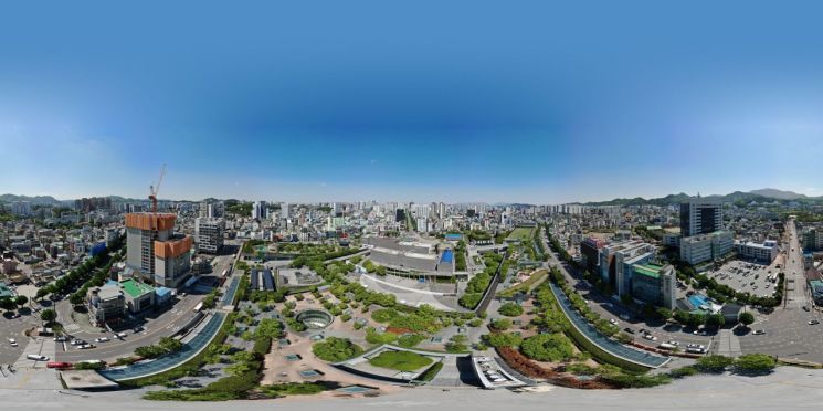 국립아시아문화전당(ACC) 경관.
