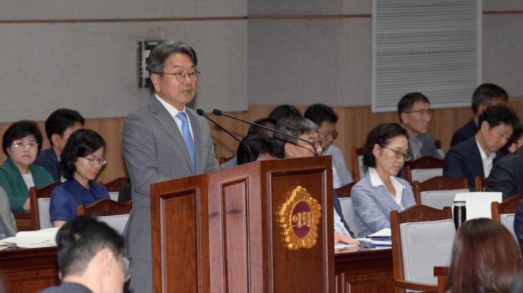 [포토] 강기정 광주시장, 시정질문 답변