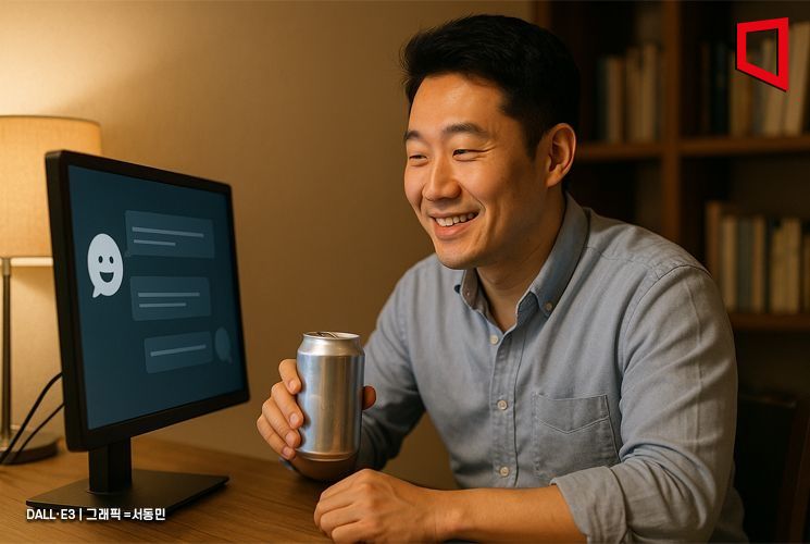 "아니 글쎄, 회사에서 선배가 어땠는지 알아?" 스트레스 풀리네