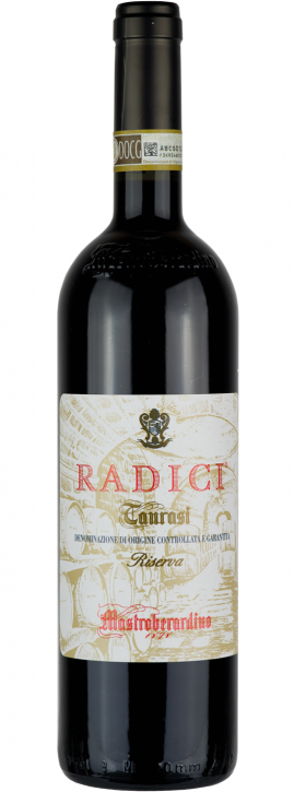 아이콘 와인 '마스트로베라르디노 라디치 타우라지 DOCG 리제르바(Mastroberardino Radici Taurasi DOCG Riserva)'.