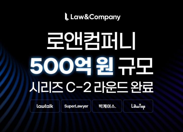 로앤컴퍼니는 최근 500억원 규모의 시리즈 C-2 라운드를 성공적으로 마무리했다. 로앤컴퍼니