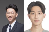 연구진, 이현욱 교수(좌)와  정순재 연구원(제1저자). UNIST 제공