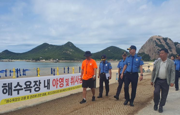 이명준 서해해경청장, 지역 수상레저 시설 현장 점검