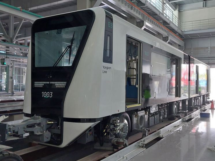 부산교통공사 양산선 전동차.