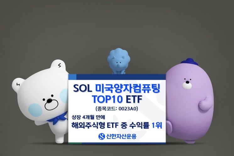 SOL 미국양자컴퓨팅TOP10, 상장 4개월 수익률 '우수'