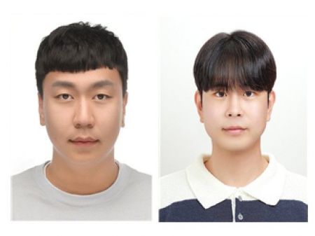 성백상 박사과정생(왼쪽), 이주호 석사과정생(오른쪽). 국립한밭대 제공