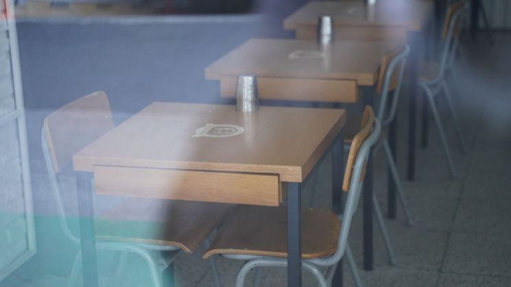 광주 동구 충장로 한 식당이 텅 비어 있다. 송보현 기자