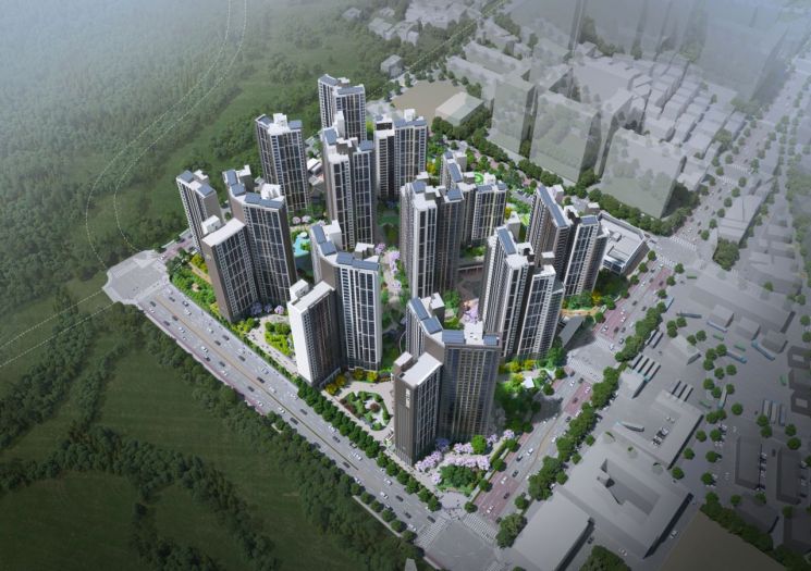 힐스테이트 회룡역파크뷰 조감도. 현대건설 제공