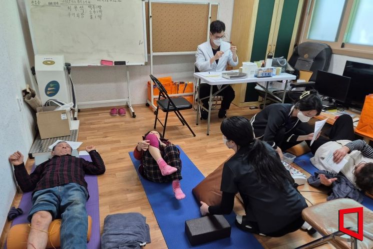 청양군 찾아가는 의료원 진료모습/청양군청 제공