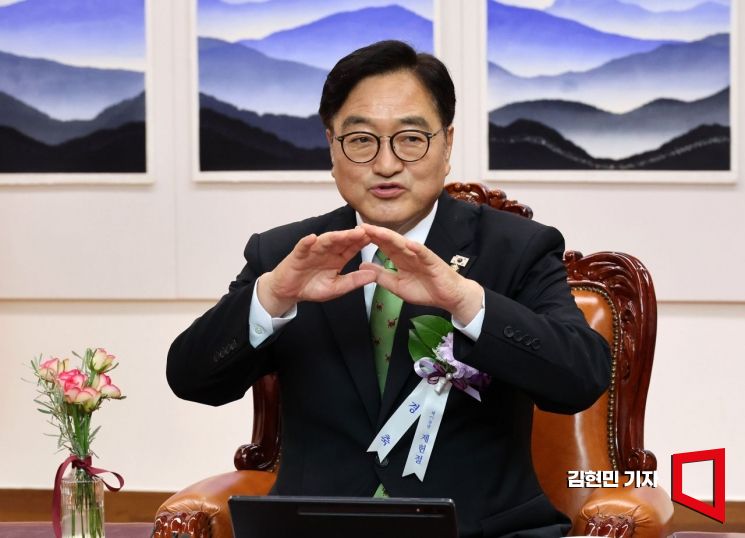 우원식 국회의장. 김현민 기자