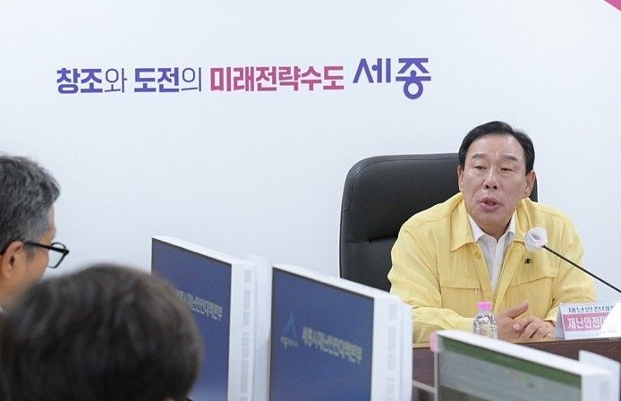 최민호 "세종시 곳곳 침수, 작은 위험도 놓치지 않겠다"