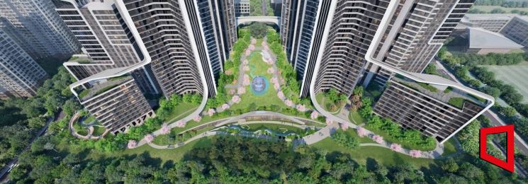 삼성물산이 개포우성7차에 제안한 초대형 중앙광장 파라마운트 밸리(PARAMOUNT VALLEY). 삼성물산 제공