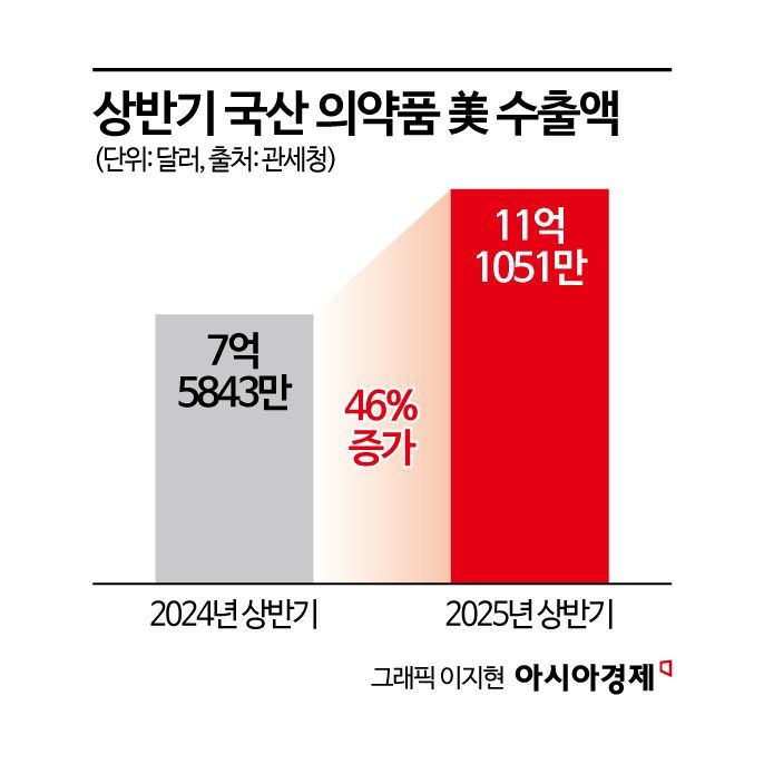 의약품 상반기 美 수출 급증…리스크 해소 나선 K바이오