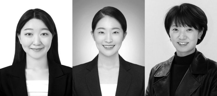 제418회(2025년 6월) 이달의 기자상 경제보도부문을 수상한 아시아경제 전영주, 박유진, 심나영 기자(왼쪽부터).