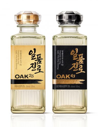 하이트진로, '일품진로 오크25·오크43' 패키지 새단장 