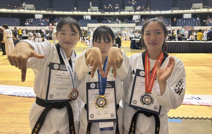 새내기들이 대형 '사고'쳤다… 동명대 태권도학과, 세계대회서 1~3위 싹쓸이