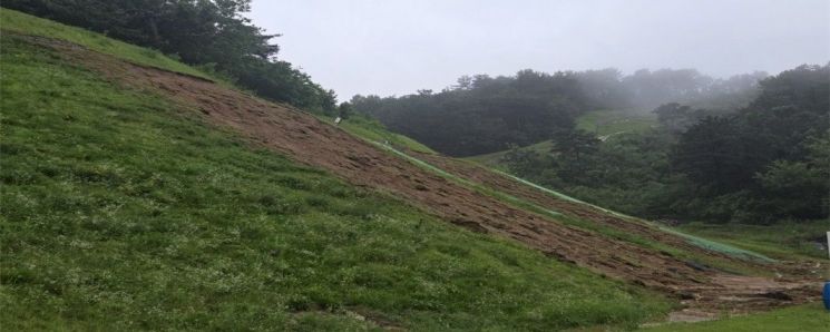 사적 '부여 나성' 피해 모습