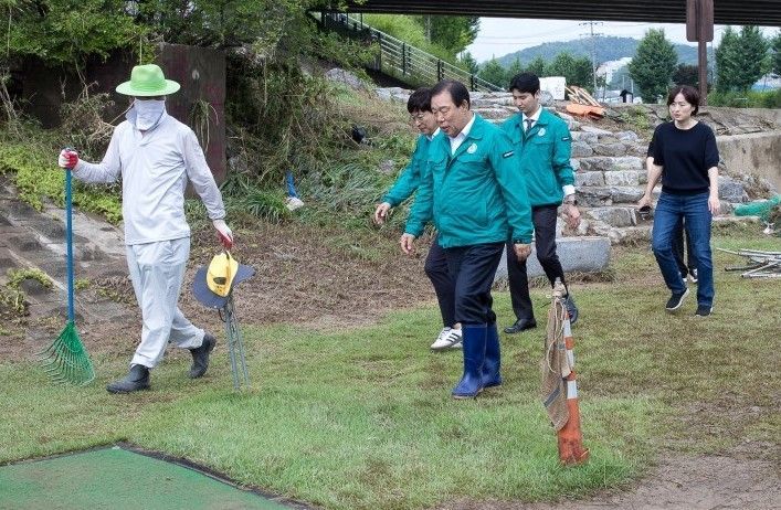 '집중호우'… 최민호 세종시장, 지역사회 긴급 현장점검