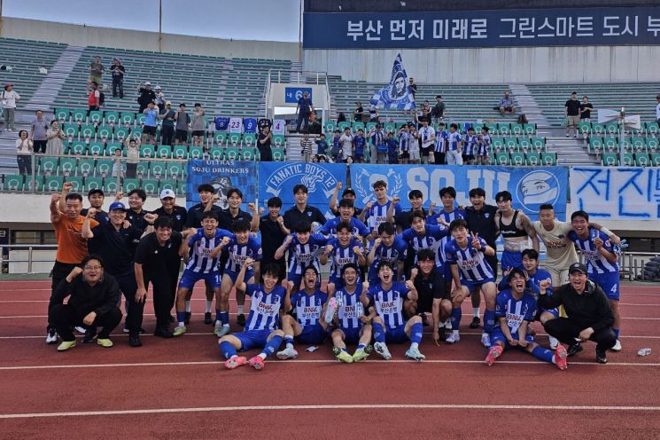 부산교통공사 축구단, K3리그 전반기 5위로 도약
