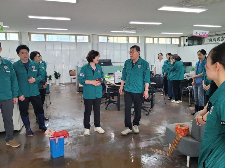 합천군, 피해 지역 전 공무원 긴급 투입 복구에 구슬땀