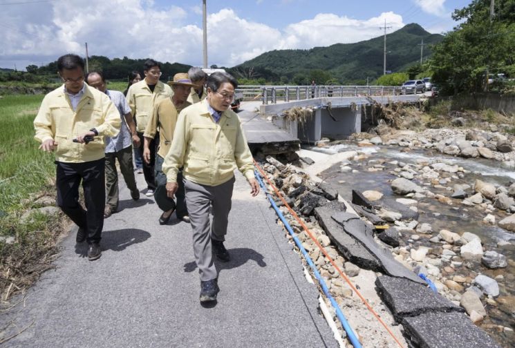 광주시-행안부, 집중호우 피해 상담센터 본격 가동