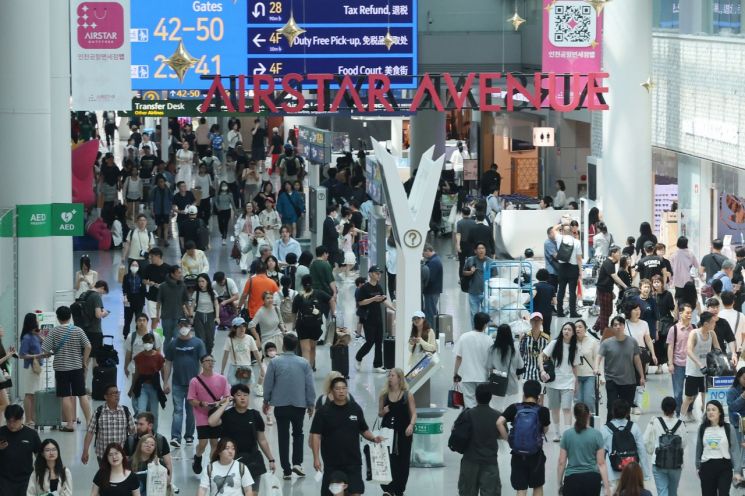 인천국제공항 1터미널 면세점. 연합뉴스