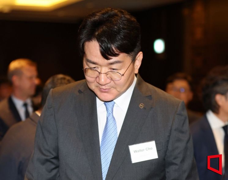 [포토] 암참 세미나 참석하는 조원태 회장