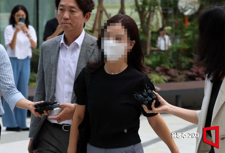 [포토] ‘김건희 집사’ 부인 특검 출석